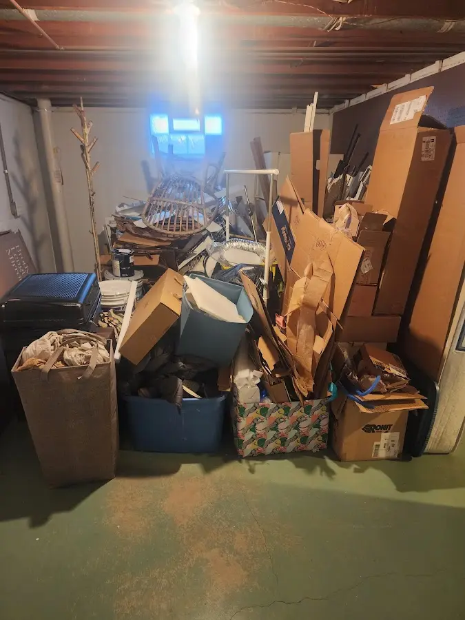 Roll-off dumpster container at job site for 20 Yard Dumpster Rental in Calexico